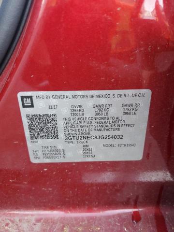 2018 GMC SIERRA K15 - 3GTU2NEC8JG254032