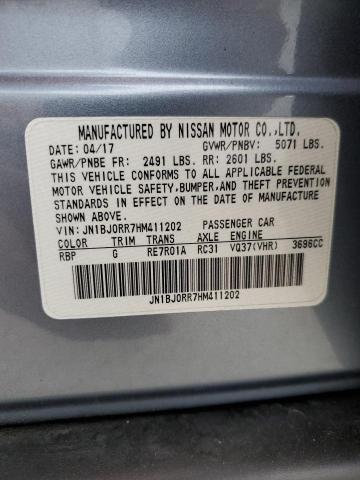 2017 INFINITI QX50 JN1BJ0RR7HM411202
