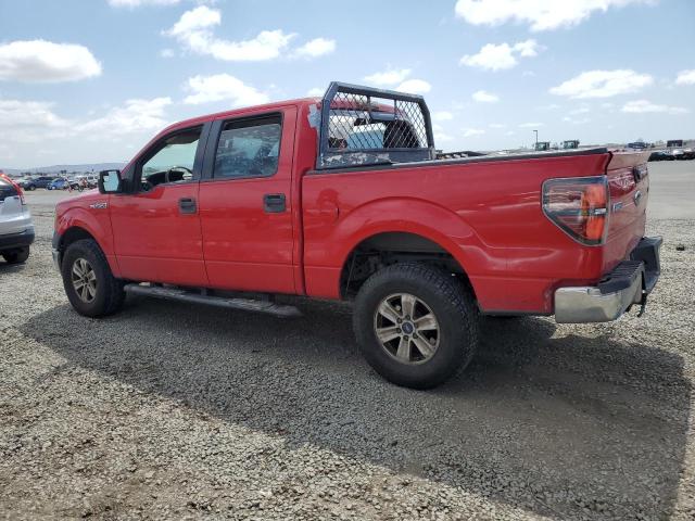 FORD F150 SUPER 2010 red crew pic gas 1FTEW1E83AFD01501 photo #3