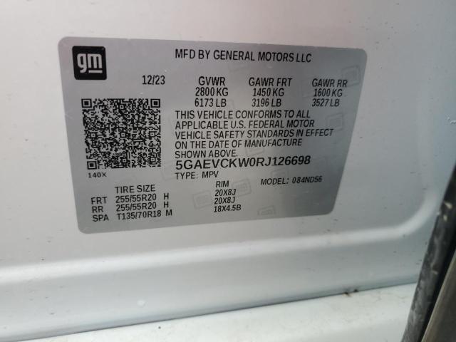 2024 BUICK ENCLAVE AV - 5GAEVCKW0RJ126698