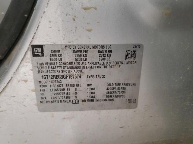 2016 GMC SIERRA K25 - 1GT12REG9GF187674