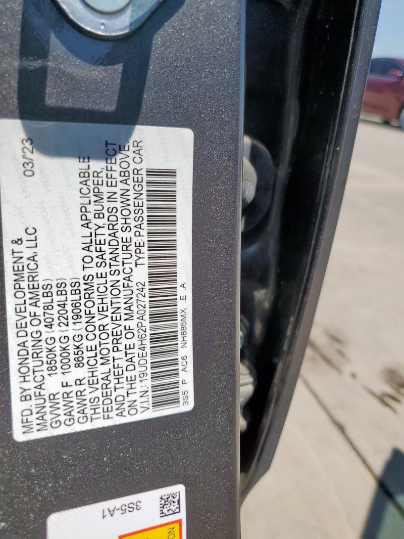 2023 ACURA INTEGRA A- 19UDE4H62PA027242