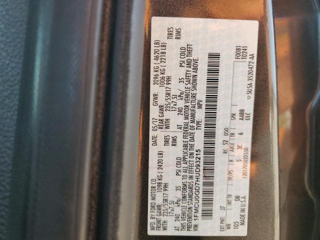 2017 FORD ESCAPE SE - 1FMCU0GD7HUD93215