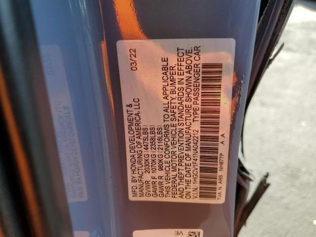 2022 HONDA ACCORD SPO - 1HGCV1F41NA042212
