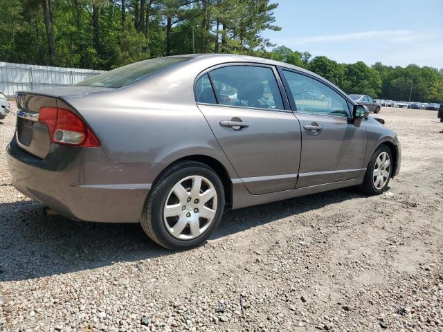 HONDA CIVIC LX 2010 gray  gas 2HGFA1F55AH501674 photo #4