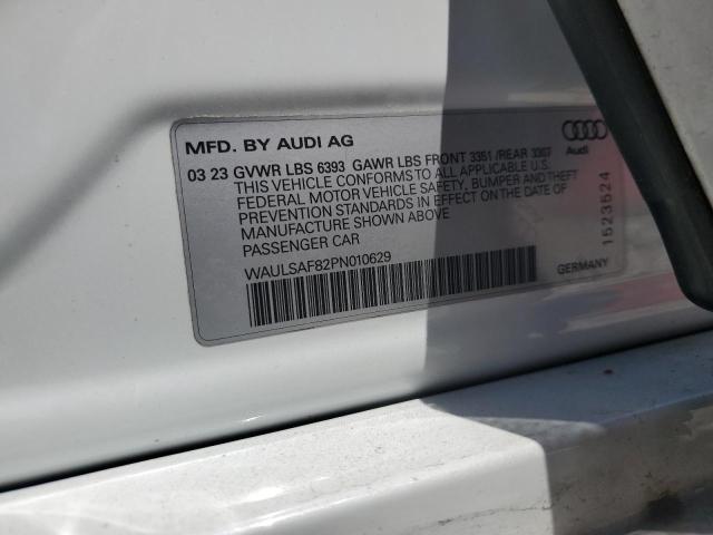 2023 AUDI S8 WAULSAF82PN010629