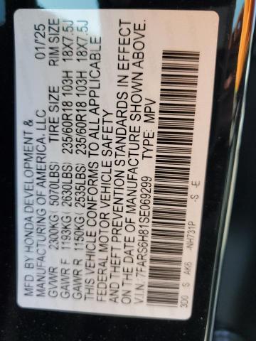 2025 HONDA CR-V SPORT 7FARS6H81SE069299