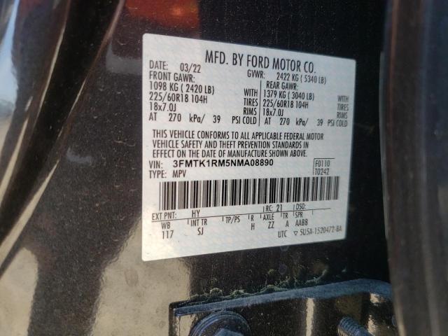 2022 FORD MUSTANG MA - 3FMTK1RM5NMA08890