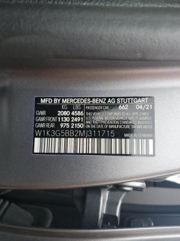 2021 MERCEDES-BENZ A 35 AMG W1K3G5BB2MJ311715