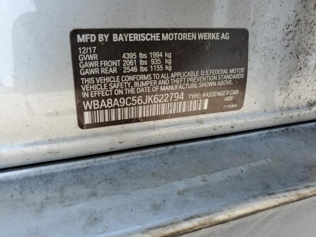 2018 BMW 320 I WBA8A9C56JK622794