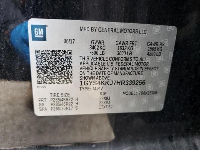 2017 CADILLAC ESCALADE E - 1GYS4KKJ7HR339256