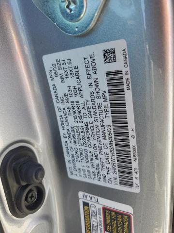 2022 HONDA CR-V EXL - 2HKRW1H83NH405429