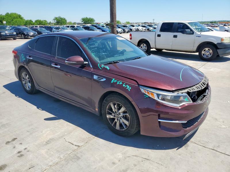 Vin: 5xxgt4l35hg165233, lot: 54022365, kia optima lx 20174