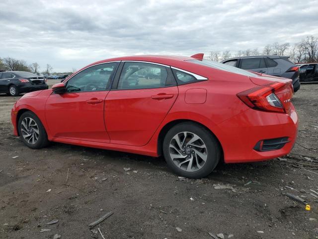 HONDA CIVIC EX 2018 red  gas 2HGFC2F7XJH519377 photo #3