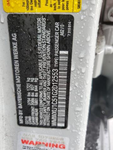 2016 MINI COOPER WMWXU1C51G2D12553