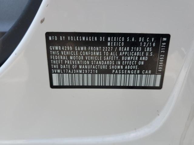 2017 VOLKSWAGEN JETTA SEL - 3VWL17AJ3HM297216