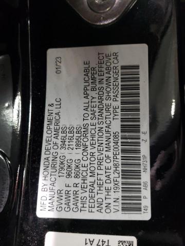 2023 HONDA CIVIC SPOR - 19XFL2H87PE004085
