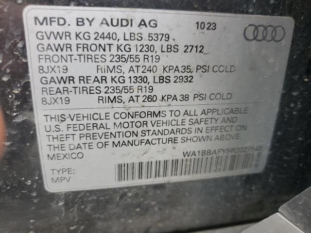 2024 AUDI Q5 PREMIUM - WA1BBAFY5R2027549