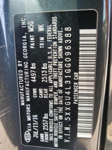 2016 KIA OPTIMA EX - 5XXGU4L31GG096388