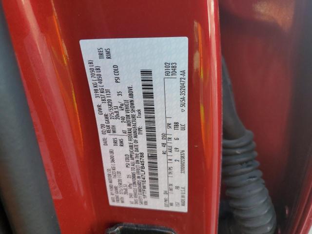 2020 FORD F150 SUPER - 1FTFW1E47LFB45788