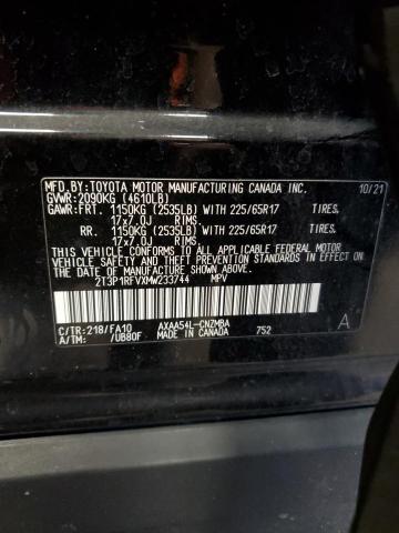 2021 TOYOTA RAV4 XLE - 2T3P1RFVXMW233744