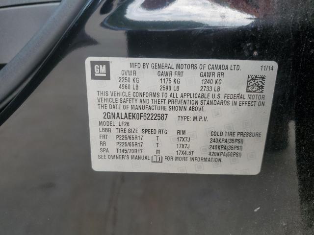 2015 CHEVROLET EQUINOX LS - 2GNALAEK0F6222587