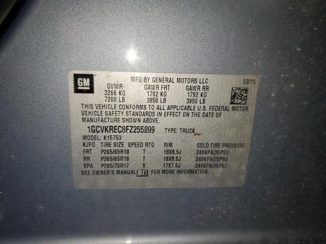 2015 CHEVROLET SILVERADO - 1GCVKREC8FZ255099