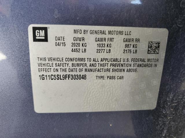 2015 CHEVROLET MALIBU 1LT - 1G11C5SL9FF303048
