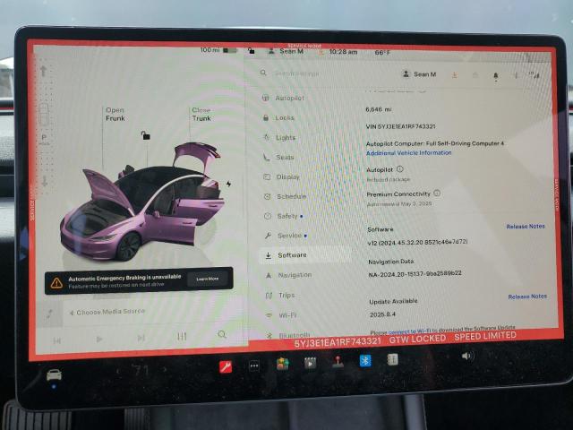 2024 TESLA MODEL 3 - 5YJ3E1EA1RF743321