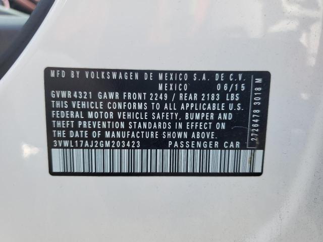 2016 VOLKSWAGEN JETTA SEL - 3VWL17AJ2GM203423