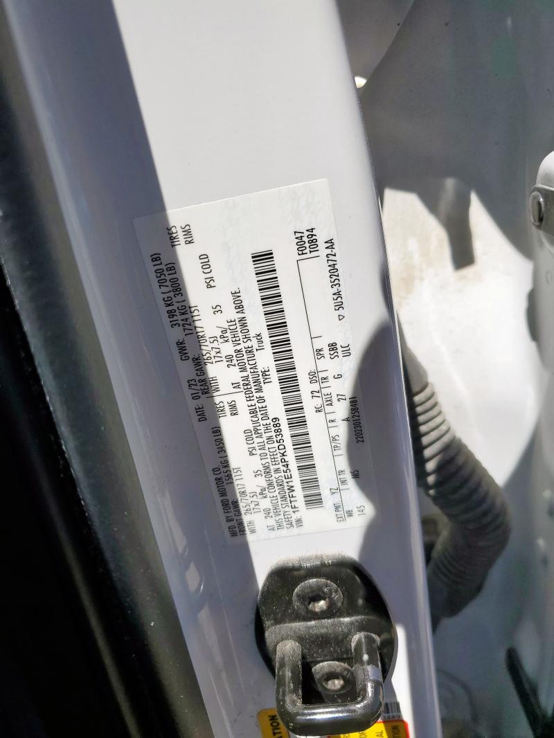 2023 FORD F150 SUPER - 1FTFW1E54PKD53889