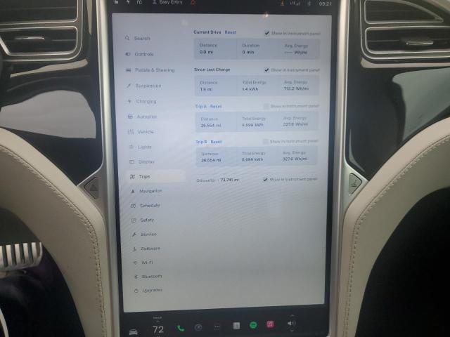 2015 TESLA MODEL S 85 5YJSA1H22FFP78568