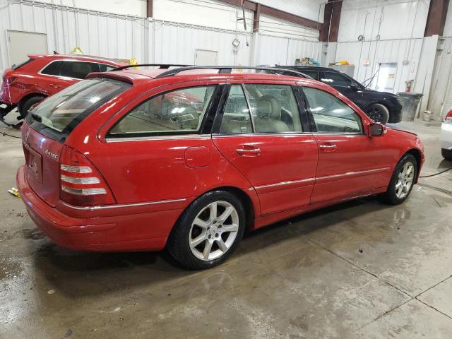 MERCEDES-BENZ C 240 SPOR 2005 red station gas WDBRH81J55F642142 photo #4