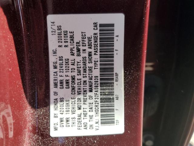 2015 HONDA ACCORD LX - 1HGCR2F32FA082639