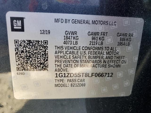 2020 CHEVROLET MALIBU LT #3298122132