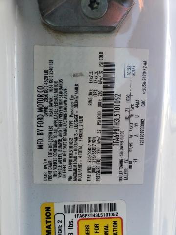 2020 FORD MUSTANG - 1FA6P8TH3L5101052