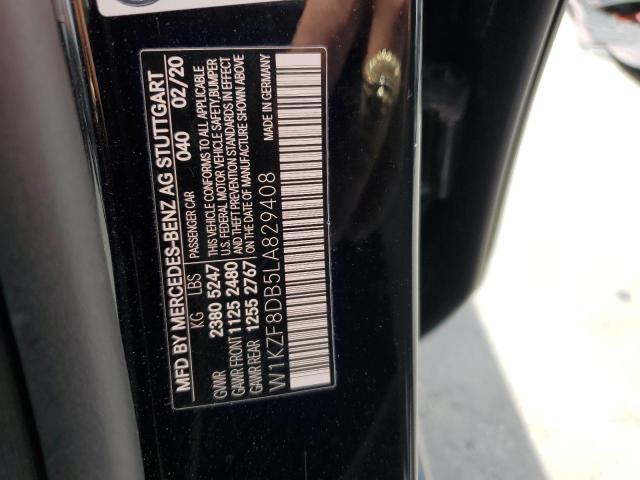 2020 MERCEDES-BENZ E 350 - W1KZF8DB5LA829408