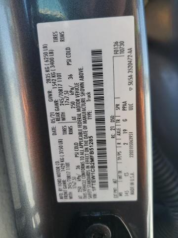 2021 FORD F150 SUPER - 1FTEW1CB2MFB51285