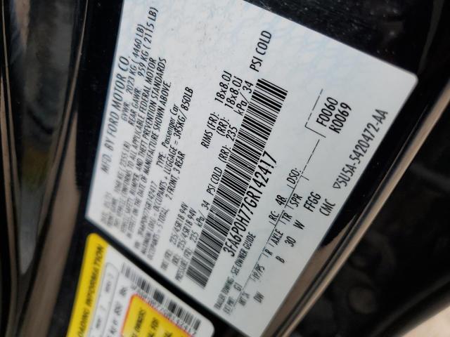 2016 FORD FUSION SE - 3FA6P0H77GR142417