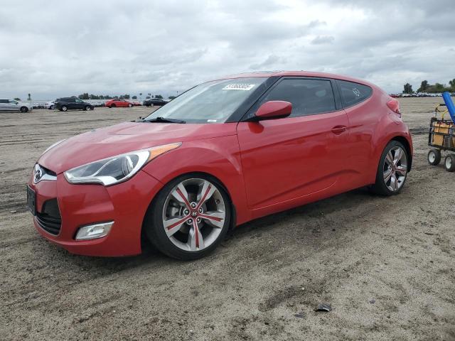 HYUNDAI VELOSTER 2013 red  gas KMHTC6AD1DU096949 photo #1