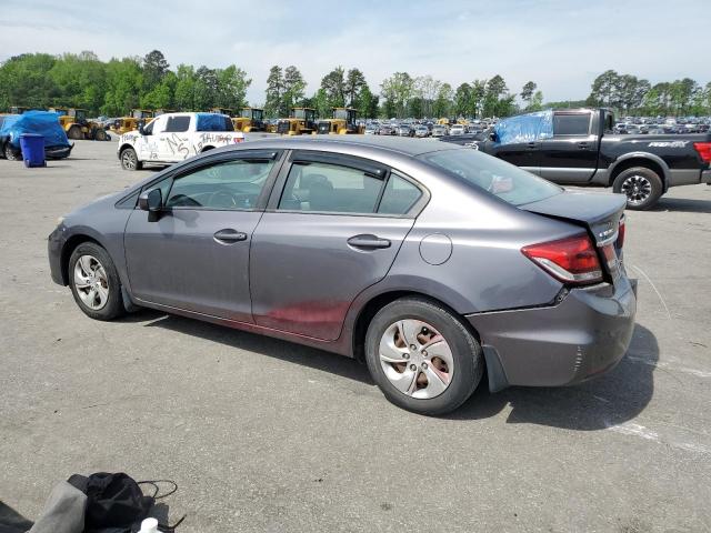 Vin: 19xfb2e52fe017810, lot: 54136955, honda civic lx 20152