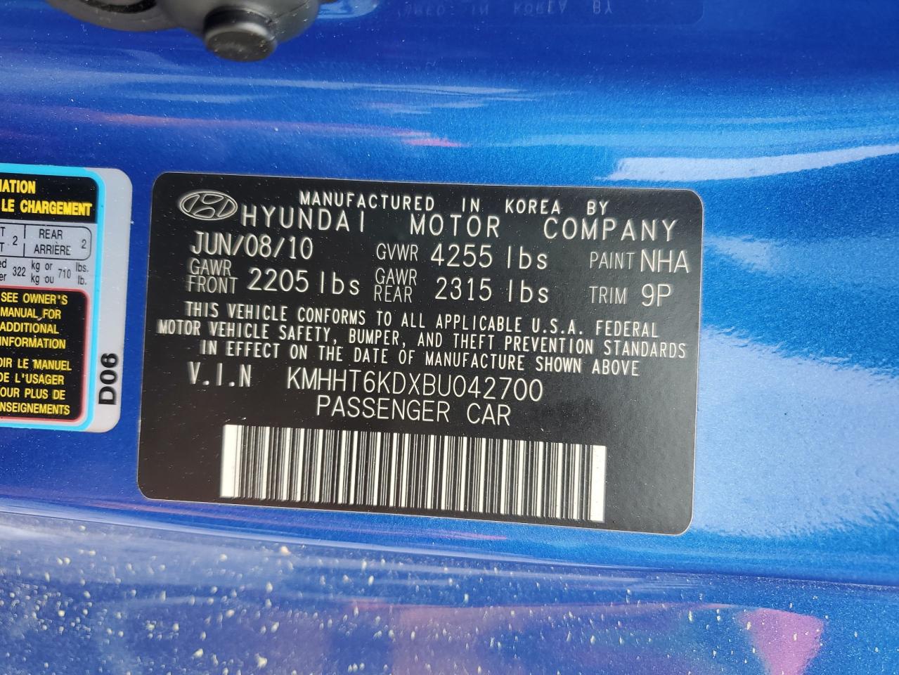 HYUNDAI GENESIS 2.0T