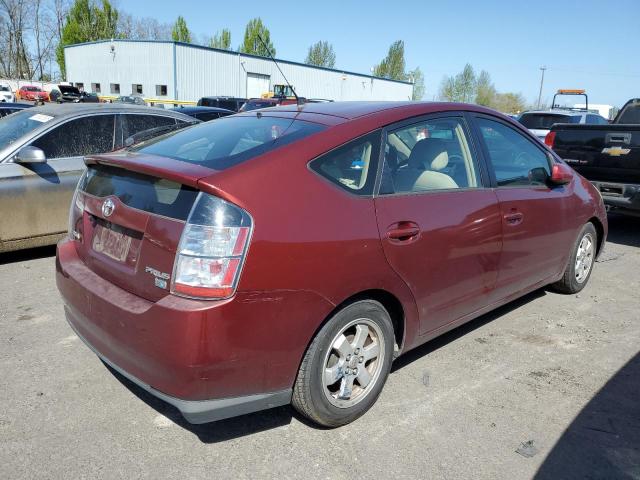 TOYOTA PRIUS 2005 maroon hatchbac hybrid engine JTDKB22U057006250 photo #4