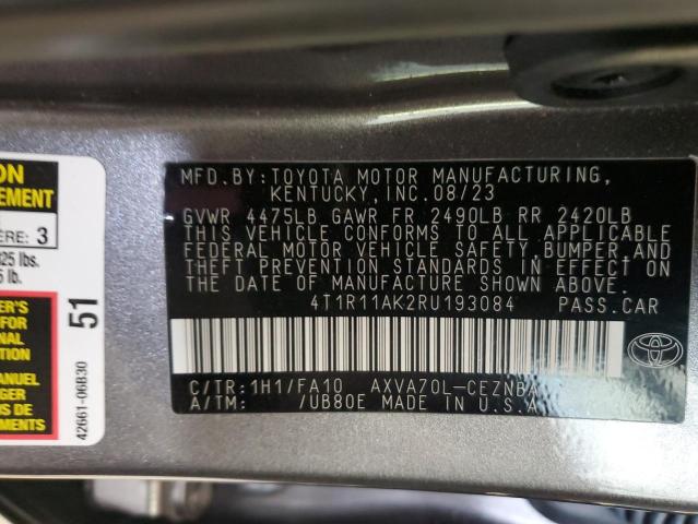 2024 TOYOTA CAMRY LE - 4T1R11AK2RU193084