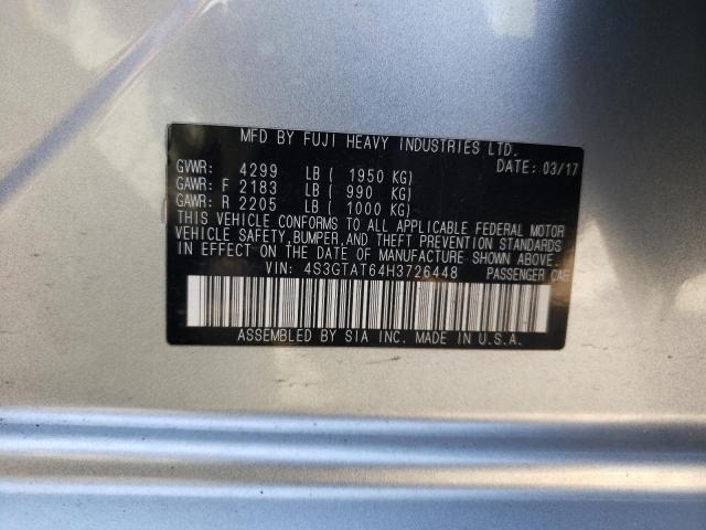 2017 SUBARU IMPREZA LI - 4S3GTAT64H3726448