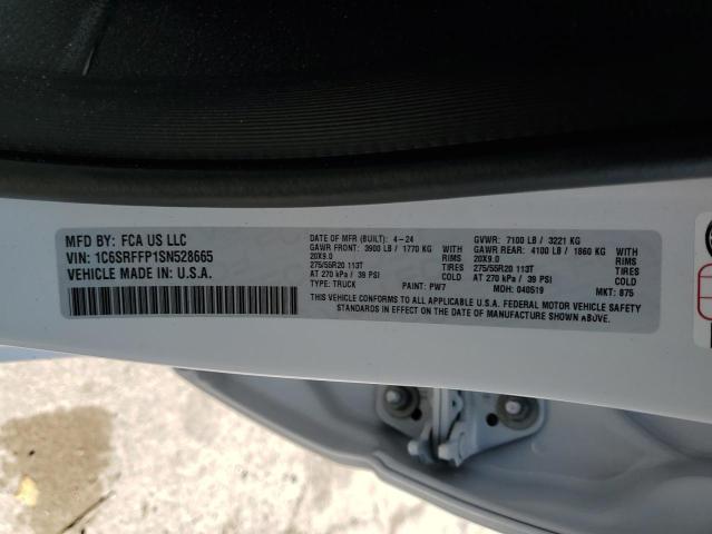 2025 RAM 1500 BIG H - 1C6SRFFP1SN528665