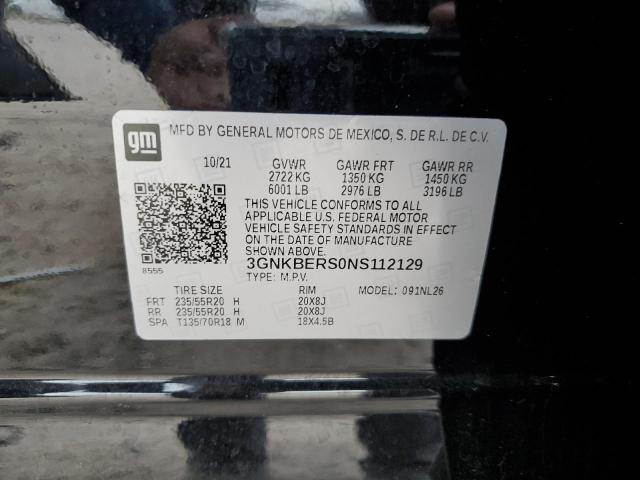 2022 CHEVROLET BLAZER RS - 3GNKBERS0NS112129
