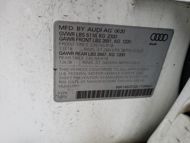 2020 AUDI Q3 PREMIUM WA1AECF32L1106547