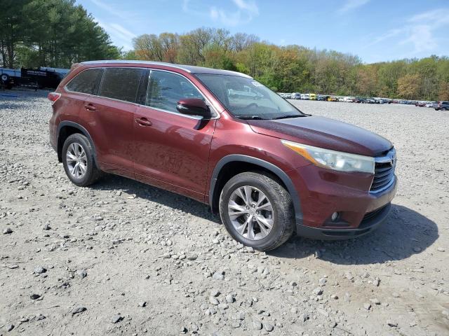 Vin: 5tdjkrfh0fs140569, lot: 54086105, toyota highlander xle 20154