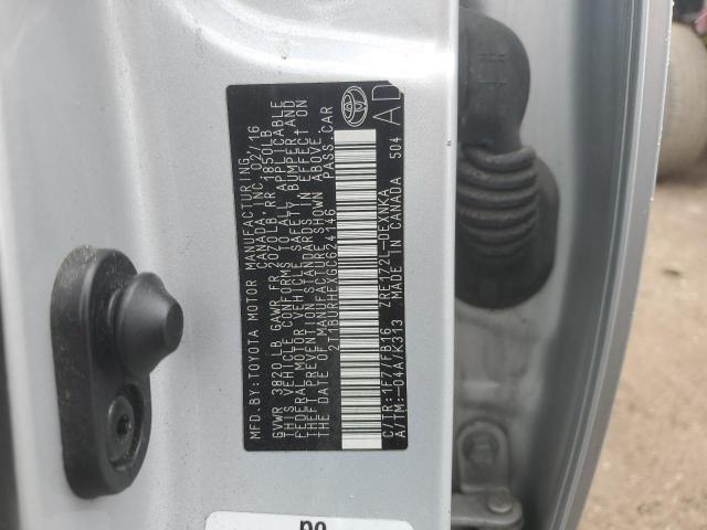 2016 TOYOTA COROLLA L - 2T1BURHEXGC624146